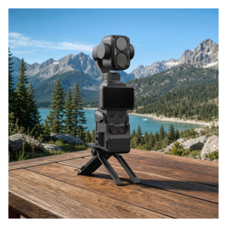 SmallRig 6649 - zestaw, 3x filtr (polaryzacyjny CPL, szary VND1-5, dyfuzyjny 1/4 Black Diffusion) do DJI Osmo Pocket 4P - przykład użycia